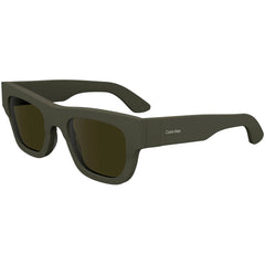 Calvin Klein Men's Sunglasses - Taupe Plastic Full Rim Square Frame | CK24510S 260