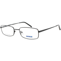 Denim Unisex Eyeglasses - Matte Black Stainless Steel Full Rim Frame | DENIM 149 0003