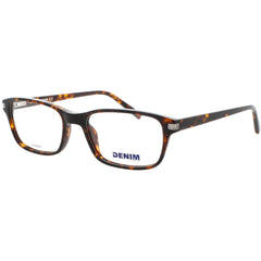 Denim Unisex Eyeglasses - Havana Acetate Full Rim Rectangular Frame | DENIM 165 0086