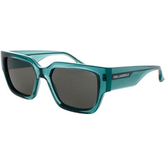 Karl Lagerfeld Unisex Sunglasses - Sage Plastic Full Rim Square Frame | KL6142S 316
