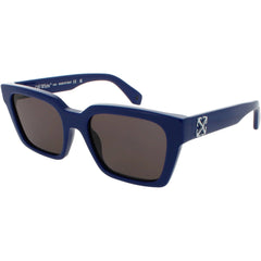 Off-White Unisex Sunglasses - Blue Acetate Square Frame | BRAND OERI111C99PLA0014507