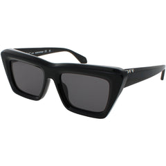 Off-White Unisex Sunglasses - Black Full Rim Cat Eye | HAMPTON OERI13LF24PLA0011007