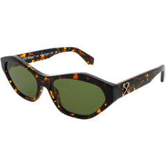 Off-White Unisex Sunglasses - Havana Full Rim Oval Frame | KENT OERI13HF24PLA0016055