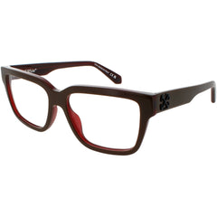 Off-White Unisex Eyeglasses - Mud Acetate Square Frame | STYLE-7M OERJ07MF24PLA0017400