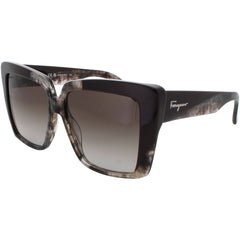 Salvatore Ferragamo Women's Sunglasses - Grey Marble Butterfly Frame | SF1060S 021
