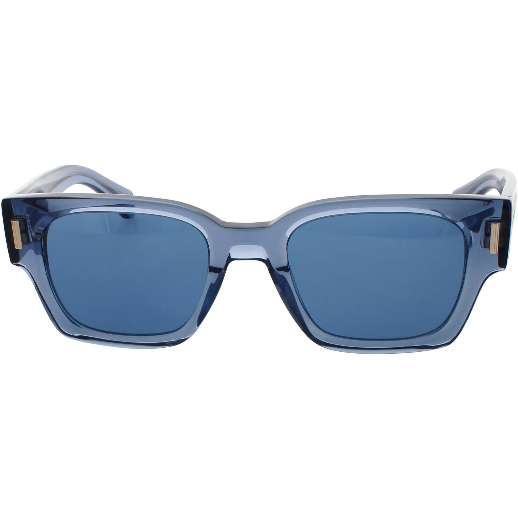 Salvatore Ferragamo Blue Frame Sunglasses Salvatore Ferragamo SF157S Sunglasses Dark Gunmetal / Blue  main image 2