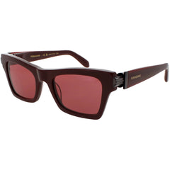 Salvatore Ferragamo Women's Sunglasses - Burgundy Full Rim Cat Eye Frame | SF2013S 606