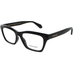 Salvatore Ferragamo Unisex Eyeglasses - Black Full Rim Cat Eye Frame | SF2986 001