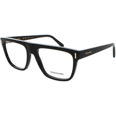 Salvatore Ferragamo Men's Eyeglasses - Black Acetate Full Rim Square | SF2997 001