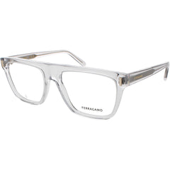 Salvatore Ferragamo Men's Eyeglasses - Light Crystal Grey Full Rim Frame | SF2997 050