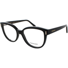Salvatore Ferragamo Women's Eyeglasses - Black Full Rim Cat Eye Frame | SF2994 001