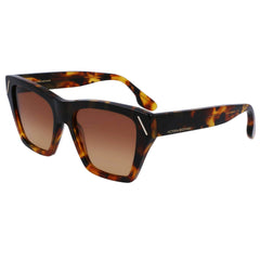 Victoria Beckham Women's Sunglasses - Dark Havana Fade Full Rim Frame | VB646S 231