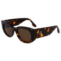Victoria Beckham Women's Sunglasses - Dark Havana Plastic Full Rim Frame | VB654S 234
