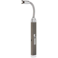 Zippo Lighter - Pebble Grey Finish Metal Windproof Arc Rechargeable Candle | 121650