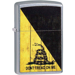 Zippo Windproof Lighter - Don't Tread On Me with Coiled Rattle-Snake Metal | 29842