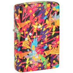 Zippo Windproof Lighter - Retro Design Glow-in-the-Dark Process 540 Color | 46008