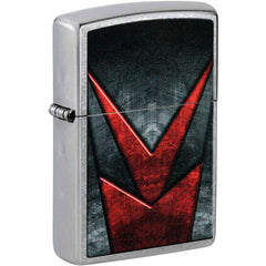 Zippo Windproof Lighter - Metallic Pattern Design Classic Street Chrome Finish | 46163