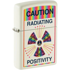 Zippo Windproof Lighter - Glowing Positivity Design Glow-in-the-Dark Finish | 46243