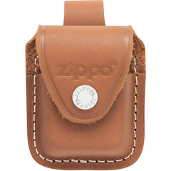 Zippo Lighter Pouch - Stylish Design Genuine Leather with Wide Loop Camel | 47003