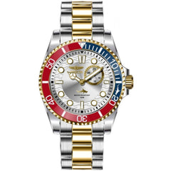Invicta Men's Watch - Pro Diver Quartz Silver Tone Dial Two Tone Bracelet | 49273