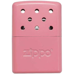 Zippo Hand Warmer - Pink Metal Small Self Standing Design 6 Hour Refillable | 40473