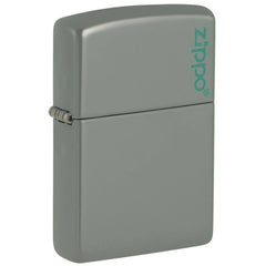 Zippo Windproof Lighter - Color Image Classic Sage Green Finish with Logo | 49843ZL