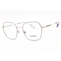 Burberry Women's Eyeglasses - Lilac Metal Full Rim Oversized Frame | 0BE1381 1345