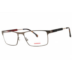 Carrera Men's Eyeglasses - Semi Matte Dark Ruthenium Metal Rectangular | 8833 0R80 00