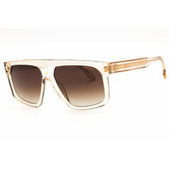 Carrera Unisex Sunglasses - Beige Plastic Full Rim Square | CARRERA 1061/S 010A HA