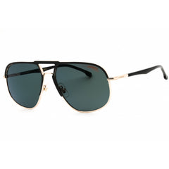 Carrera Men's Sunglasses - Black Gold Metal Full Rim Aviator | CARRERA 318/S 02M2 Q3