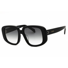 Celine Women's Sunglasses - Shiny Black Acetate Full Rim Oversized | CL40299U 01B