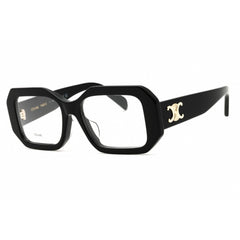 Celine Women's Eyeglasses - Shiny Black Acetate Full Rim Square Frame | CL50155F 001