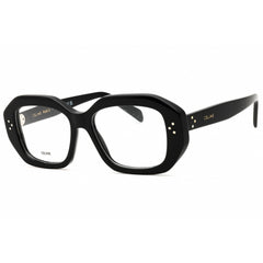 Celine Women's Eyeglasses - Shiny Black Acetate Full Rim Square Frame | CL50156I 001