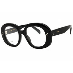 Celine Women's Eyeglasses - Shiny Black Acetate Full Rim Oval Frame | CL50162I 001