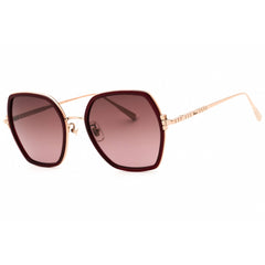 Chopard Women's Sunglasses - Shiny Copper Gold Metal Oversized Frame | SCHL02V 08FC