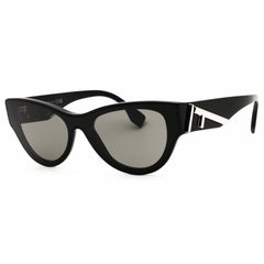 Fendi Women's Sunglasses - Shiny Black Acetate Full Rim Cat Eye Frame | FE40135I 01A