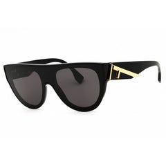Fendi Women's Sunglasses - Shiny Black Acetate Full Rim Oval Frame | FE40150I 01A
