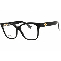 Fendi Women's Eyeglasses - Shiny Black Acetate Full Rim Cat Eye Frame | FE50117I 001