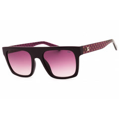 Fila Unisex Sunglasses - Shiny Plum Injected Propionate Square Frame | SFI098 07RS