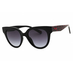 Fila Women's Sunglasses - Shiny Black Injected Propionate Cat Eye Frame | SFI119 0Z42