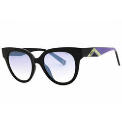 Fila Women's Sunglasses - Shiny Black Injected Propionate Cat Eye Frame | SFI119V Z42X