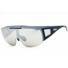 Fila Men's Sunglasses - Matte Blue Injected Propionate Half Rim Shield | SFI126 6QSP