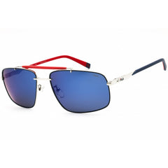 Fila Men's Sunglasses - Shiny Palladium Metal Full Rim Pilot Frame | SFI210V E70B