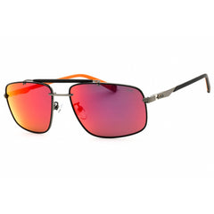 Fila Men's Sunglasses - Gunmetal w/Matt Black Parts Pilot Full Rim | SFI210V K56R