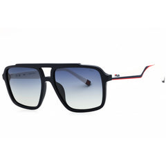 Fila Men's Sunglasses - Shiny Full Blue Acetate Full Rim Navigator Frame | SFI460 D82P