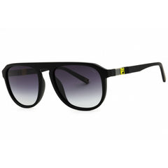 Fila Men's Sunglasses - Semi Matt Black Acetate Full Rim Aviator Frame | SFI528 U28P