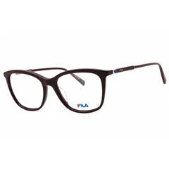 Fila Women's Eyeglasses - Shiny Burgundy Acetate Full Rim Cat Eye Frame | VF9402 01CK