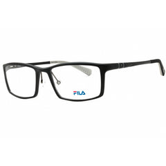 Fila Men's Eyeglasses - Semi Matt Black Plastic Full Rim Rectangular | VFI027 0531
