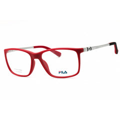 Fila Men's Eyeglasses - Matt Red Injected Propionate Full Rim Square | VFI028 07FZ