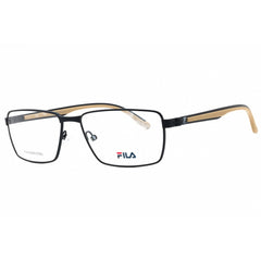 Fila Men's Eyeglasses - Matt Blue Metal Full Rim Rectangular Shape Frame | VFI029 01AQ